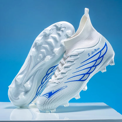 Nouvelles chaussures de football pour hommes, chaussures de sport pour terrain gazonné, chaussures de football pour matchs en plein air, chaussures d'entraînement professionnelles antidérapantes, chaussures ultralégère