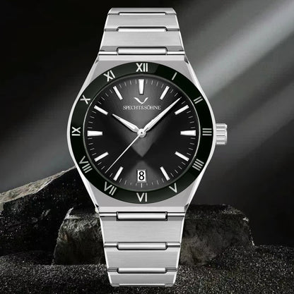 Dropshipping New Fashion Specht & Söhne Luxury Quartz Watch For Men 38MM Stainless Steel Watch Sapphire Crystal 50M Waterproof