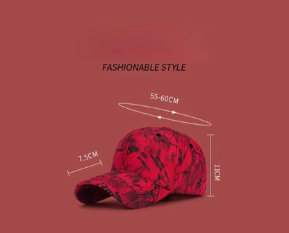 New Cool Fashion Women Men Sport Baseball Cap Spring Summer Female Male Cotton Print Hiking Beach Caps Hat For Women Men
