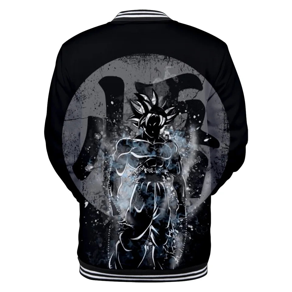 Uniforme da baseball streetwear Dragon Ball per uomo e donna, costume Son Goku per adulti, giacca primaverile e autunnale, cardigan, felpa, idea regalo