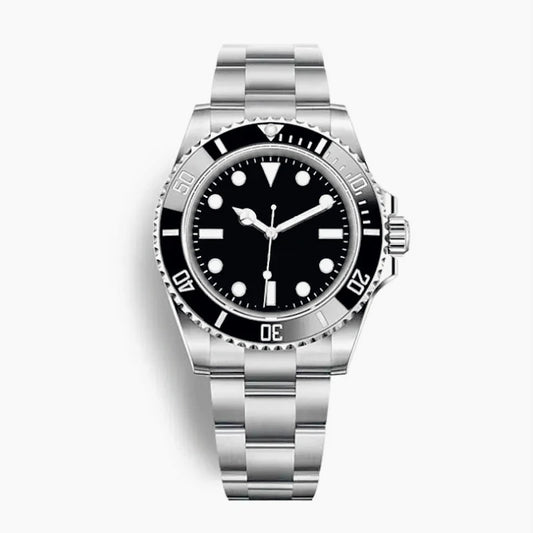 New High Quality Luxury Premium Men's Watch with Mechanical Winding Strap 904L Stainless Steel Black Blue Waterproof