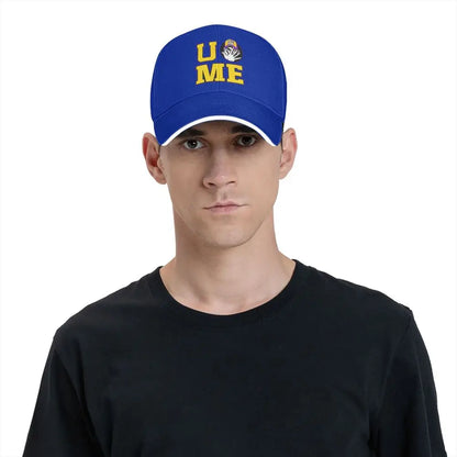 Yellow Wrestling Cena John White Custom Baseball Caps For Mens Unisex Male Beach Sunscreen Hat Snapback Cap