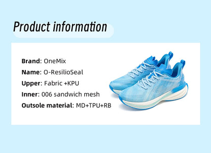 ONEMIX 2025 Chinese Sports Shoes, New Shock-Absorbent Men’s Running Shoes, Non-slip, Breathable, Lightweight Outdoor Women’s Sneakers