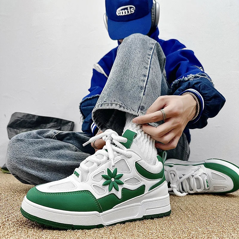 Modne muške cipele, trendi street skateboard cipele, luksuzni brend, tenisice za trening, prozračne mrežaste casual cipele, tenis masculino