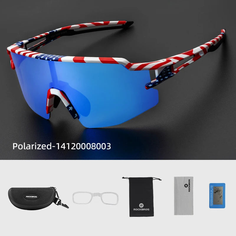 ROCKBROS Cyklistické brýle Fotochromatické brýle Cyklistické brýle Ochranné brýle Větruodolné Cyklistické Outdoorové sportovní sluneční brýle