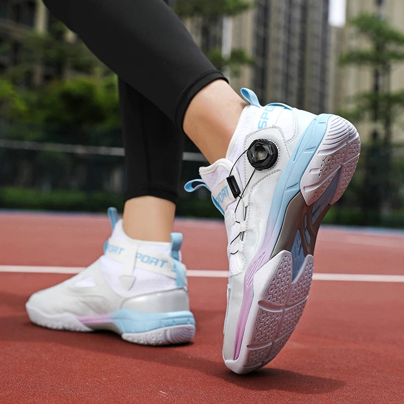 Badmintonsko til mænd, skridsikre og støddæmpende sko, tennissko i høj kvalitet, Pro sneakers til udendørssport for mænd og kvinder