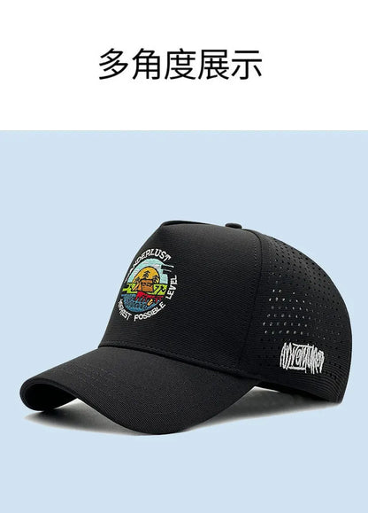 Big Size Closed Back Baseball Caps Mesh Breathable Trucker Caps for Big Heads Men Extra Large Head High Top Sports Cap 60cm 65cm