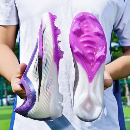 Chaussures de football pour hommes, chaussures de football pour femmes, chaussures de terrain synthétique pour l'extérieur