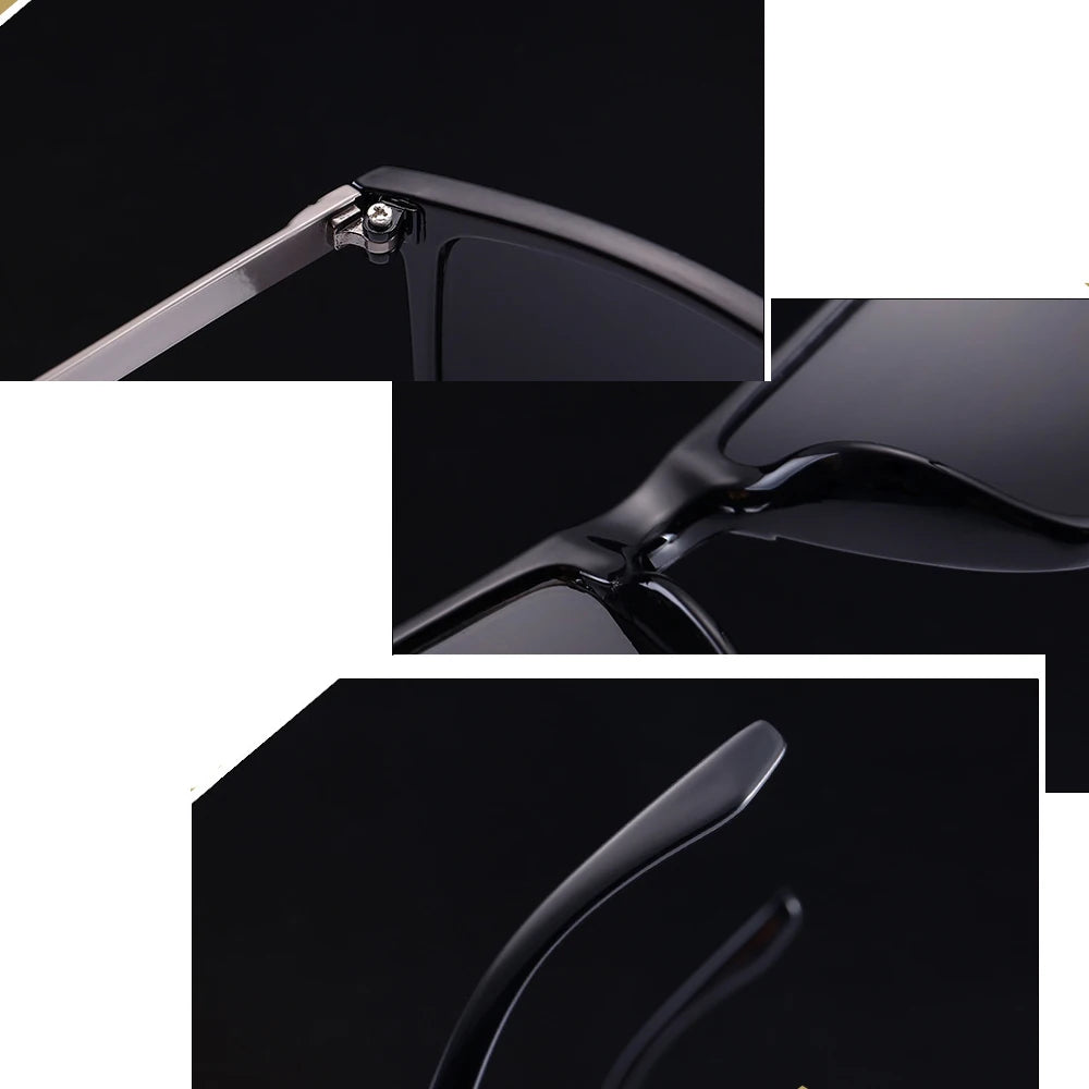 KLASSNUM Polarized Sunglasses for Men Luxury Brand 2026 Trendy Anti UV400 Shads Driving Sport Sun Glasses Metal Retro Glasses