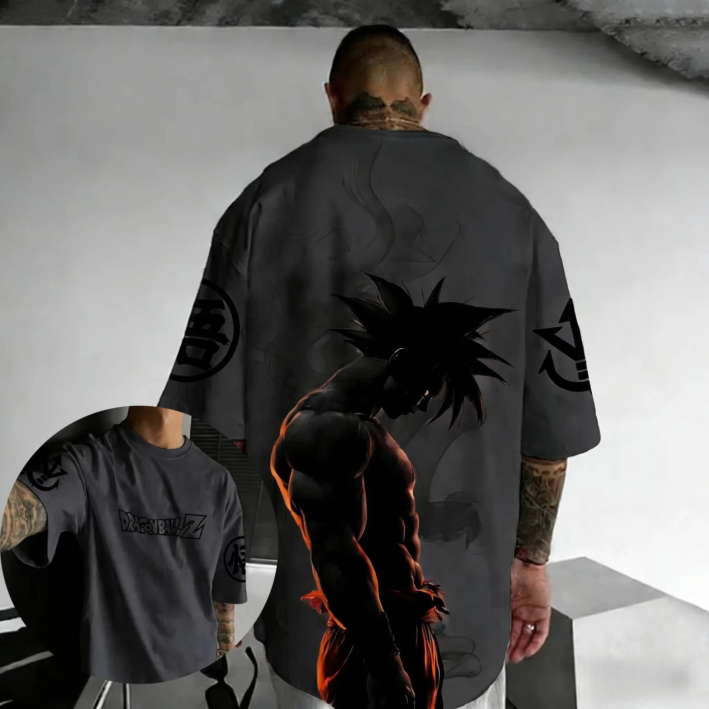 Dragon Ball Japanese Anime Men's T-Shirt Boys Children Harajuku Style Short Sleeve Kids Goku Top Summer Fashion Clothing