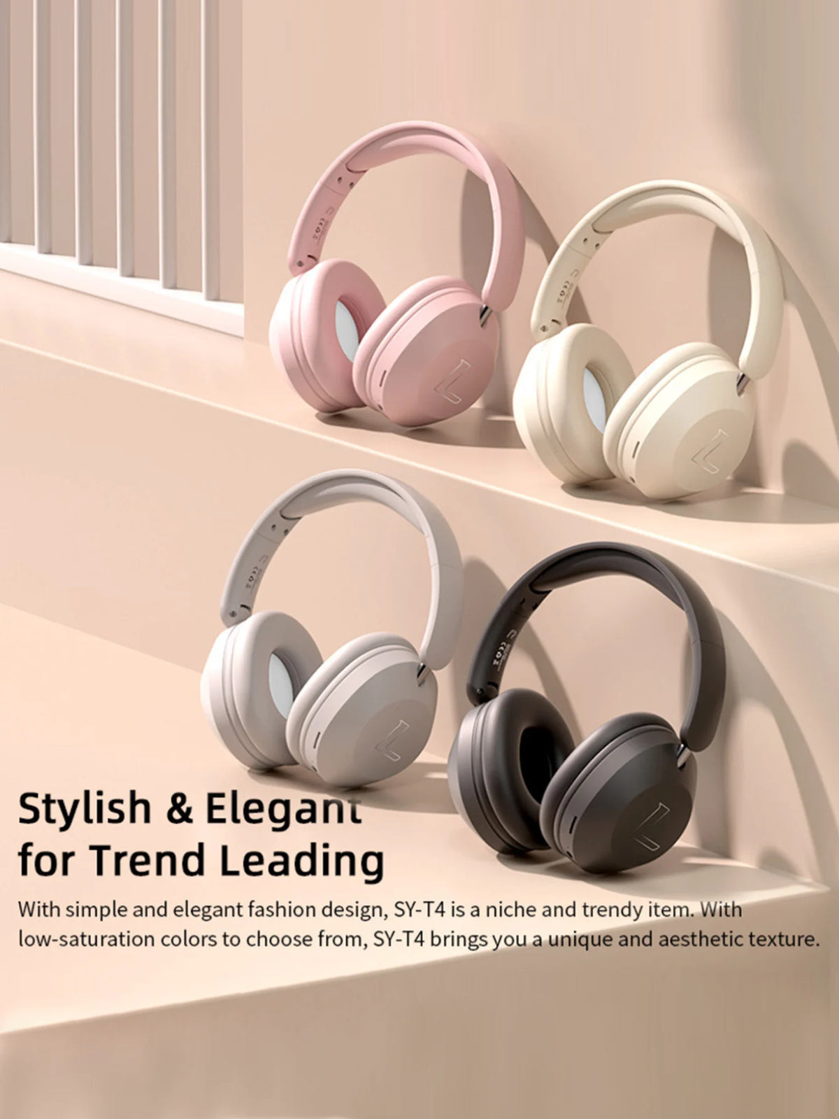 Casque Bluetooth supra-auriculaire, appels sans fil de haute qualité, longue autonomie pour le sport, le gaming et l'écoute de musique