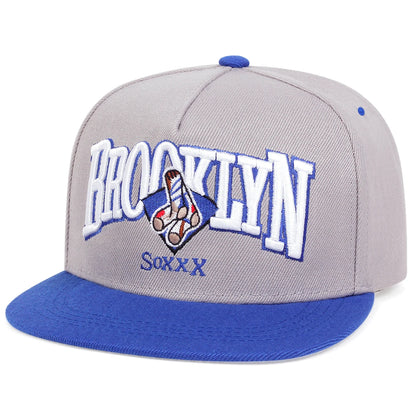 Męskie czapki z haftowaną literą, czapki typu snapback, czapki przeciwsłoneczne unisex, czapki z regulacją, czapki hip-hopowe, damskie czapki baseballowe, kapelusze kowbojskie