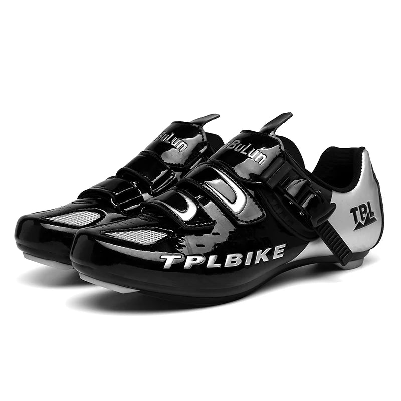 New Men’s and Women’s Bicycle Shoes Outdoor Cycling Shoes with Three Functional Soles Professional Training Shoes