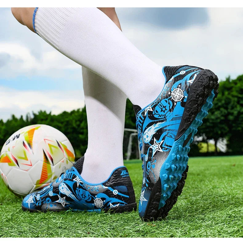 Nouvelles chaussures de football pour hommes et garçons, chaussures de football originales TF/AG, chaussures de football professionnelles pour terrain intérieur, crampons de football, baskets antidérapantes.