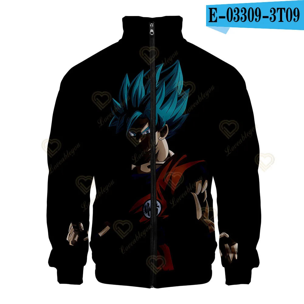 Japan Anime Harajuku Manga Dragon Ball Hoodies Sweatshirt Streetwear Winter Pullover Fashion Long Sleeve Men 3D Print Clothing