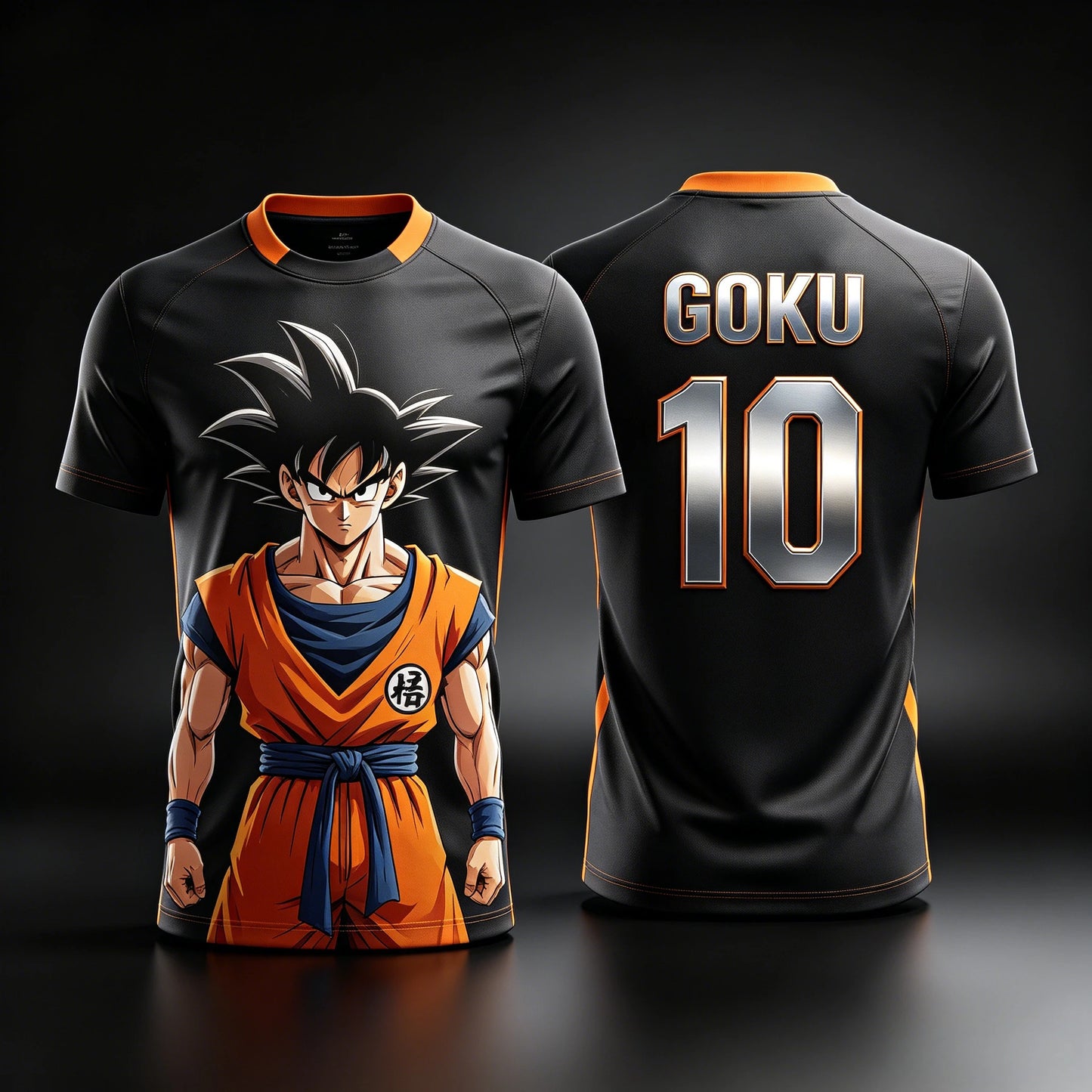 2026 Summer Nice Fabric Dragon Ball NO.10 Goku Licensed 3D Printed T-Shirt Breathable Quick Dry Adults S-6XL Children 90-160 Cm