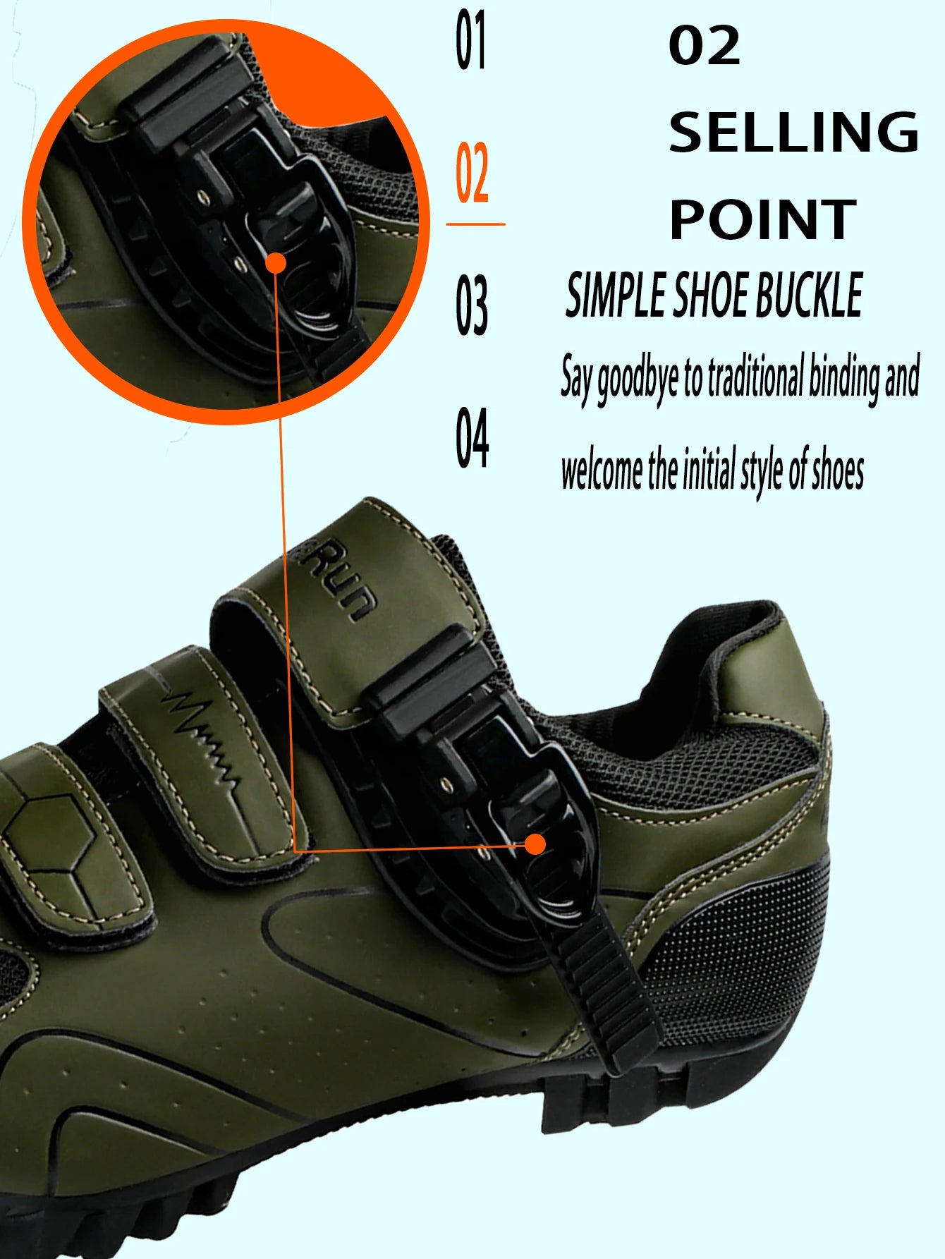 Neutral MTB Cycling Shoes, Compatible With Pelaton Road Cycling Shoes, Men's Cycling Sports Shoes, Reflective Strip Design