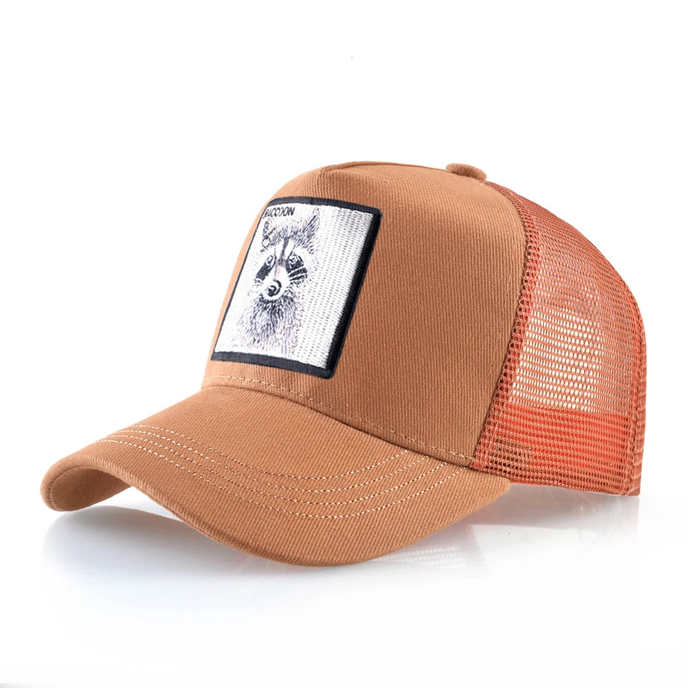 Spring Summer Baseball Cap With Lion Embroidery Patch Snapback Trucker Caps Men Women Drake Baseball Hats Four Season Sun Hat