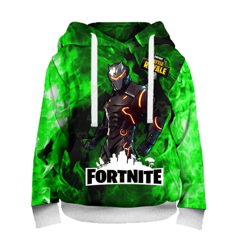 Fortnite Sweatshirt Kids Victory Royale 3D Printed Hoodies Men Women Children Game Hooded Streetwear Pullover for Birthday Gifts