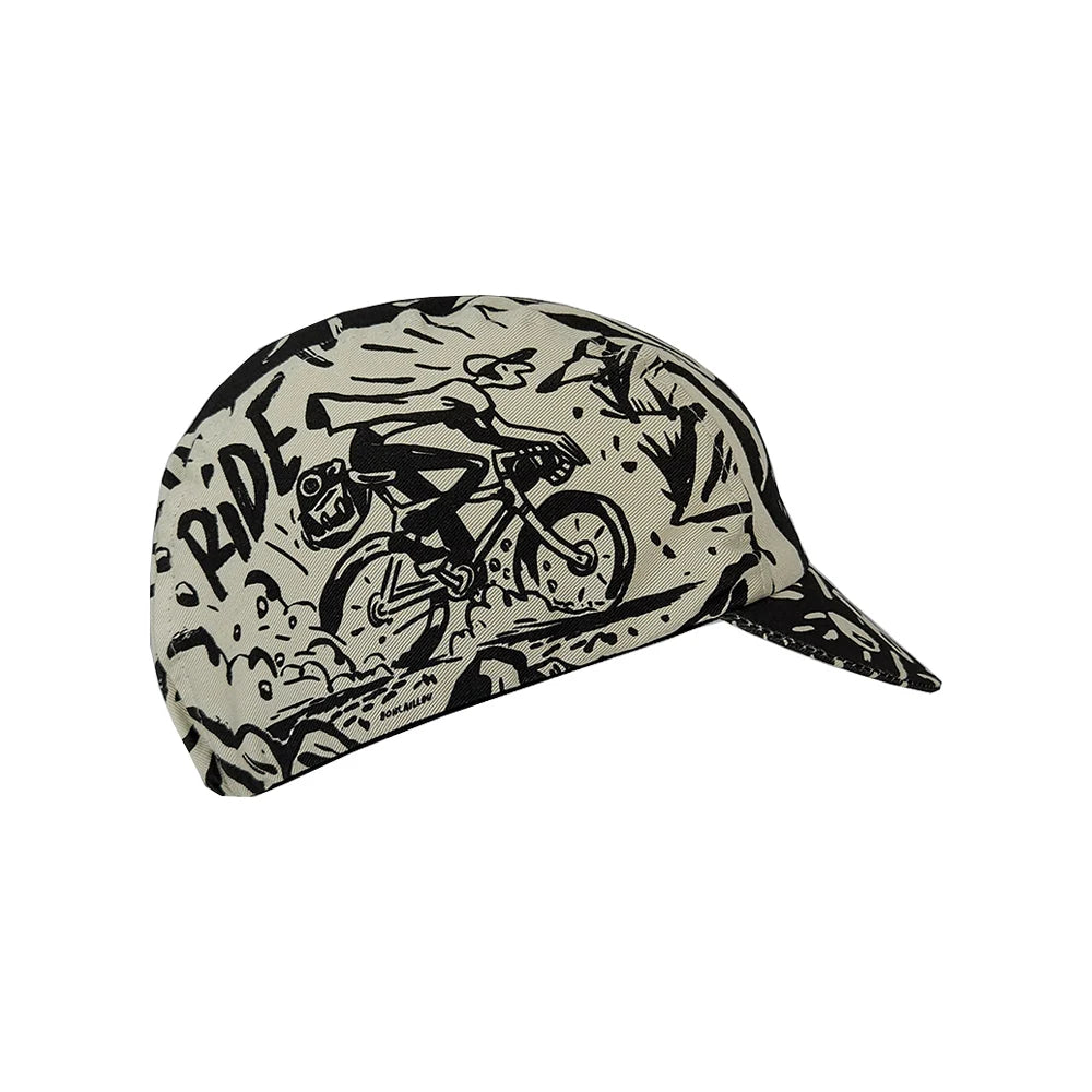 style Casquettes de cyclisme Casquettes de sport d'été respirantes pour le vélo Séchage rapide Polyester Casquettes noires et bleues Classiques