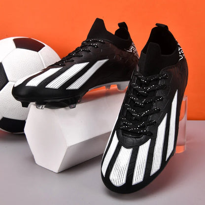 Professionella fotbollsskor för herrar, låga, för utomhusspel på gräs, unisex fotbollsskor med långa dobbar, FG-fotbollsskor Chuteira Society