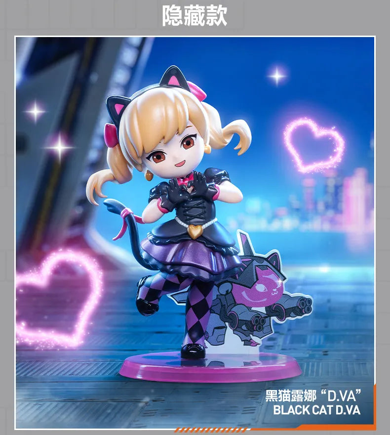 POP MART Overwatch Play of the Game Series Original-Blind-Box Überraschungs-Mystery-Box Niedliche Anime-Actionfiguren Ornamente Figuren