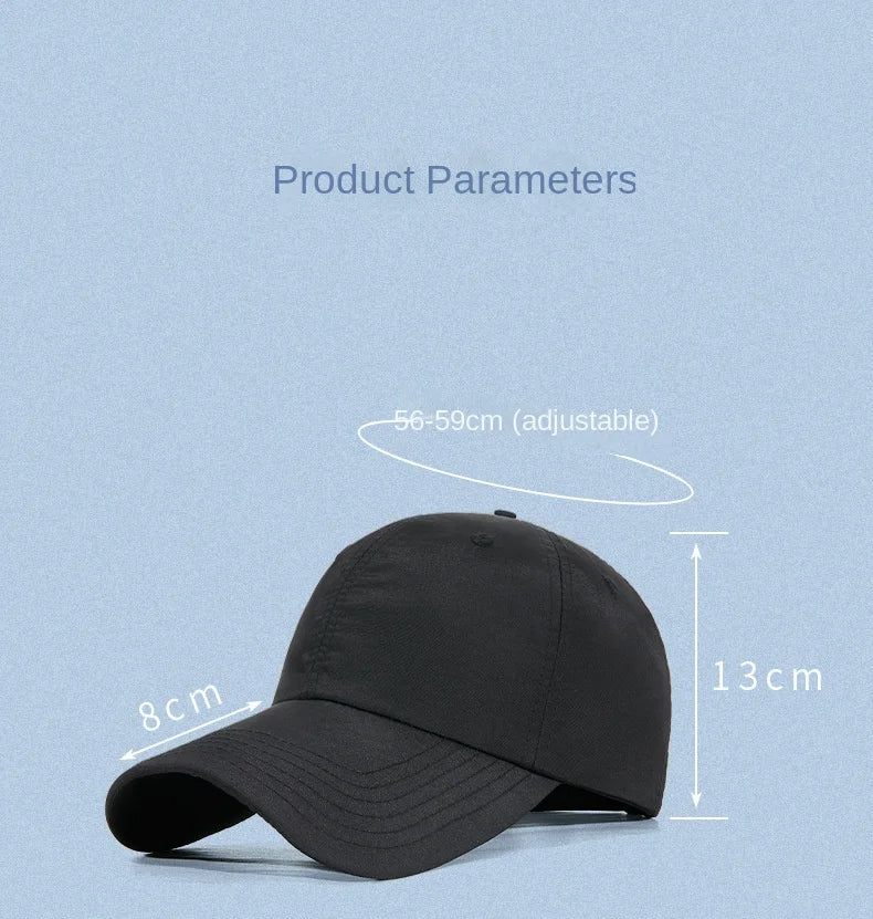 Unisex Waterproof Baseball Cap Outdoor Hat Quick Dry Sun Hat [All Senson] Men Women Sport Golf Hat