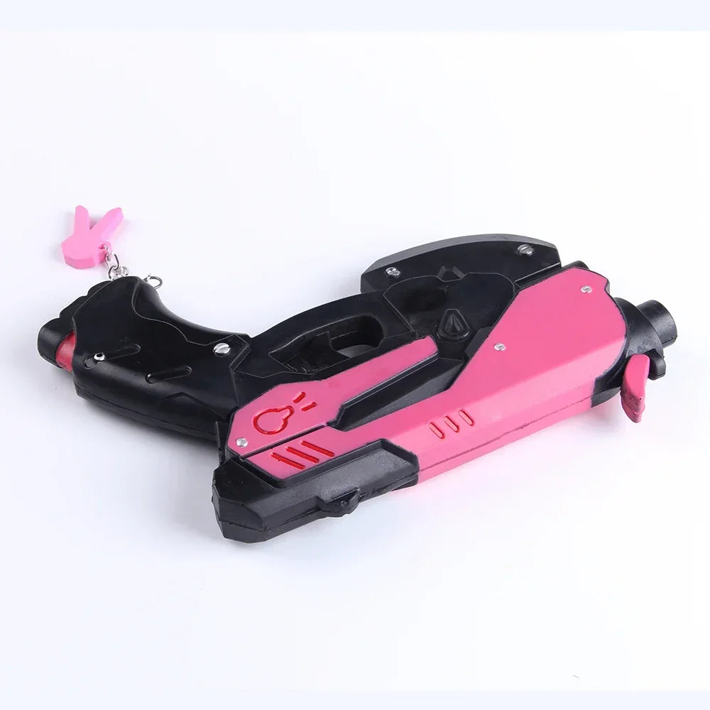 Jogo Overwatch D.Va Auricular Arma Hana Song DVA Pistola Arma Adereços de Cosplay Brinquedo para Festa de Natal e Halloween Acessórios de Cosplay