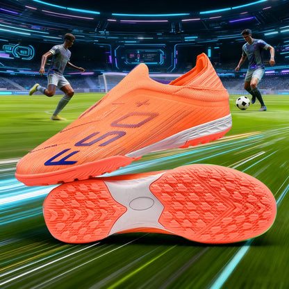 New Men's Football Boots Turf Comfortable Cleats Futsal Non Slip Soccer Shoes Sport Ultralight Fg Grass Indoor Adult Non-Slip