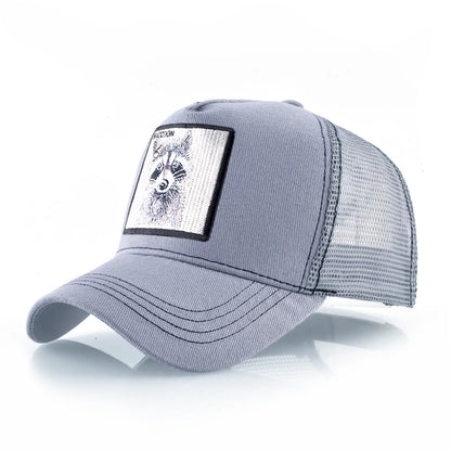 Spring Summer Baseball Cap With Lion Embroidery Patch Snapback Trucker Caps Men Women Drake Baseball Hats Four Season Sun Hat