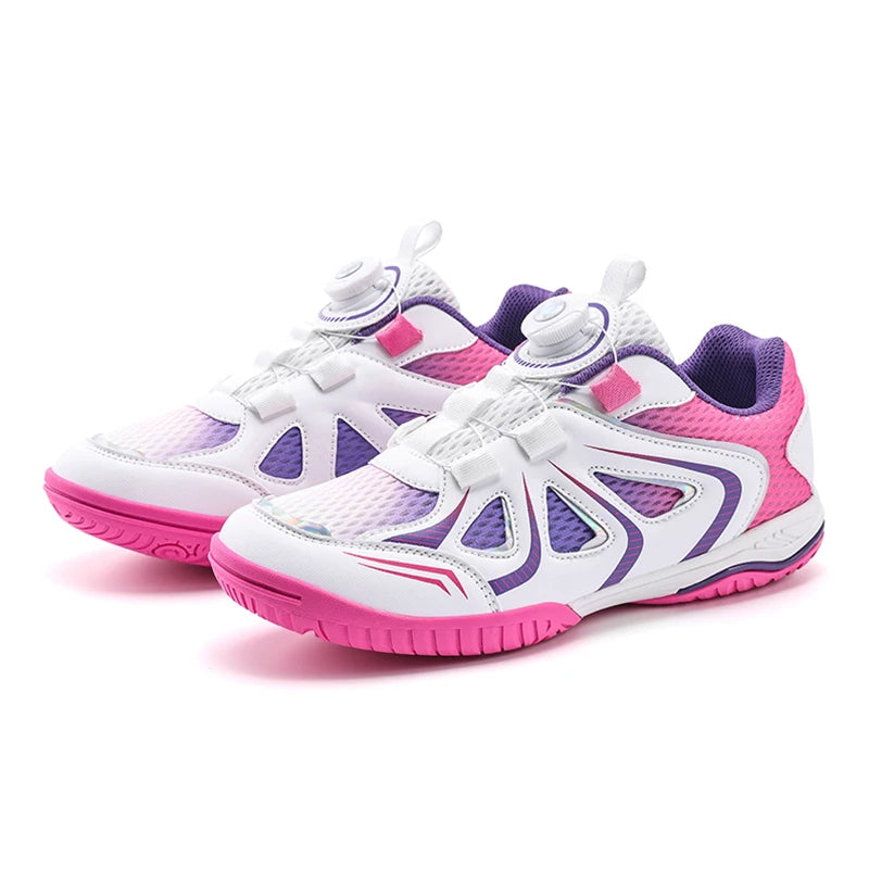 Table Tennis Shoes Couples' Lightweight Sports Badminton Shoes Non-Slip Outdoor Men's Breathable Competition Training Sneakers
