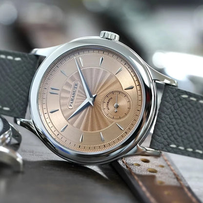 FARASUTE Luxury Mechanical Watch 316L Stainless Steel Case Hangzhou Customized Movement Small Second Hand Dial Men's Watch Gift