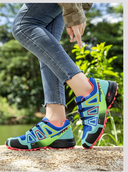 Women’s Waterproof Hiking Shoes Outdoor Sports Shoes Women’s Walking Travel Sports Shoes Bicycle Sports Shoes Running Sports Shoes