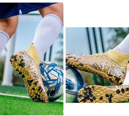 Neue professionelle Fußballschuhe für Herren, rutschfeste Fußballstiefel, Unisex, atmungsaktiv, für Futsal und Sport, neue Stollenschuhe, Dropshipping, ultraleicht