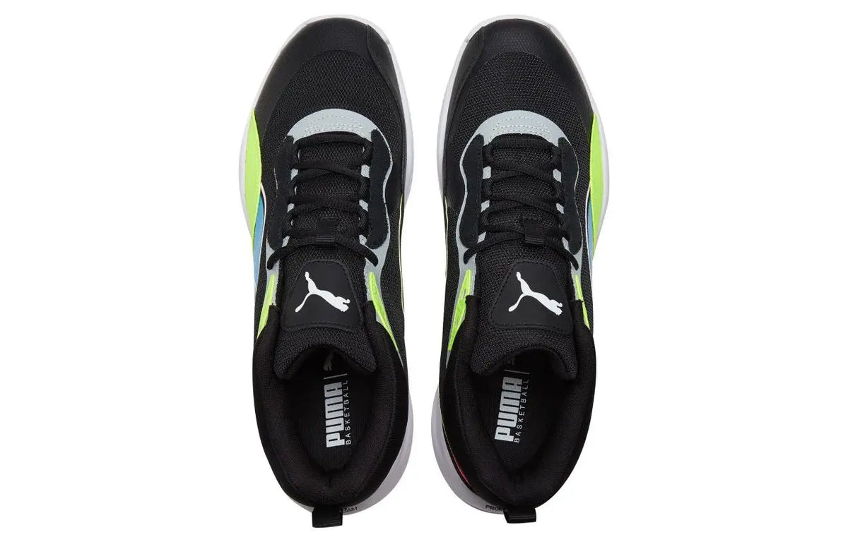 Baskets Puma Playmaker Pro Jet Black Lime Squeeze 377572-04