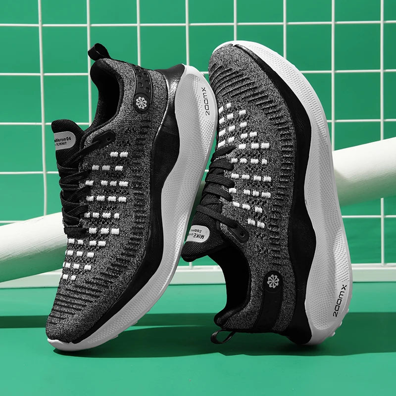 Nowe męskie buty do biegania, sportowe i casualowe, luksusowe obuwie w stylu fashion, lekkie i oddychające sneakersy do joggingu oraz komfortowego chodzenia