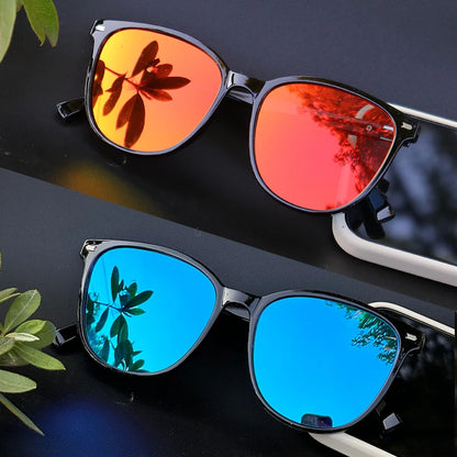 1PCS/2PCS/3PCS Round Women's Polarized Sunglasses - Stylish PC Frame Pink/Blue/Leopard/UV400 Lenses Travel, Driving & Hiking"