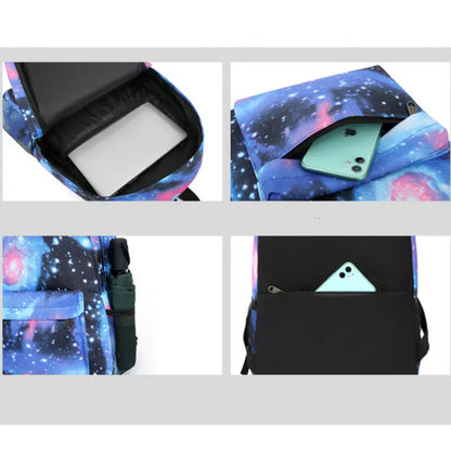 Sonic Backpacks Student School Bags for Teen Men Women Tote Bag Clutch Pocket Nylon Backpacks Travel Mochilas