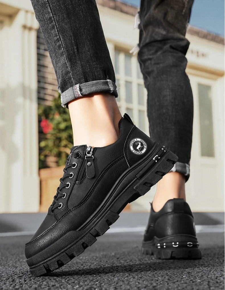 Lässige Herren-Sportschuhe für Outdoor, Wandern und Streetwear – bequem, modisch, mit dicker Sohle