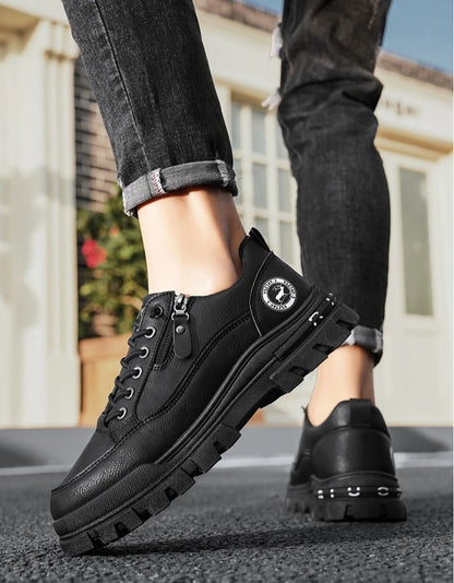 Lässige Herren-Sportschuhe für Outdoor, Wandern und Streetwear – bequem, modisch, mit dicker Sohle