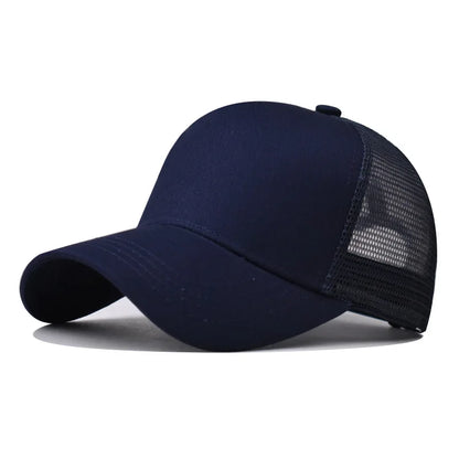 Baseball Cap Adult Net cap Shallow curved eaves Hat Unisex Summer hat Breathable hat shade Spring Autumn Cap Hip Hop Fitted Cap
