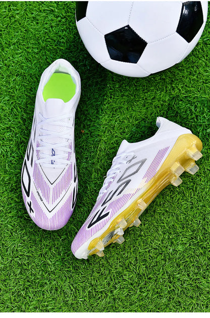 New Men Sneakers Match Grass Cleats High-quality Soccer Shoes Futsal Football Boots Non-Slip Indoor Hot-selling High-top Outdoor