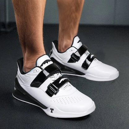 Professional Weightlifting Shoes Comfortable Indoor Squat Training Shoes Durable Anti-Slip Weightlifting Hard Pull Sports Shoes