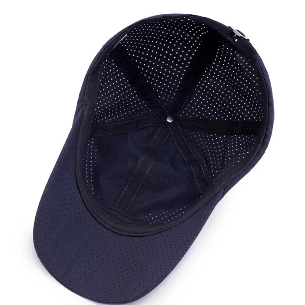 Summer UV Protection Caps Men Quick Drying UPF 50+ Baseball Travel Sun Cap Fashion Breathable Sunshade Outdoor Fishing Hat