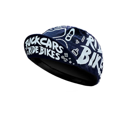 style Casquettes de cyclisme Casquettes de sport d'été respirantes pour le vélo Séchage rapide Polyester Casquettes noires et bleues Classiques