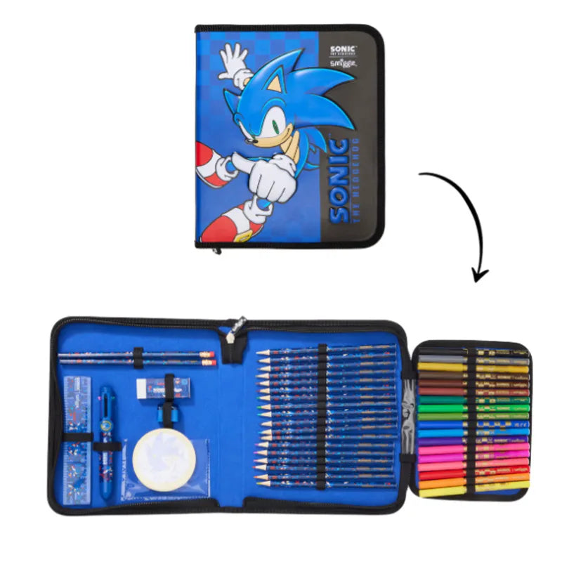 Children's Meal Bag, Large Sonic Backpack, Stress Relieving Backpack, Pencil Case, Super Hedgehog, Large Capacity Backpack, Gift