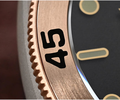 San Martin 42mm Retro Titanium Diver Watch NH35 Automatic Men Mechanical Watches Bronze Bezel Sapphire Luminous Waterproof 200m