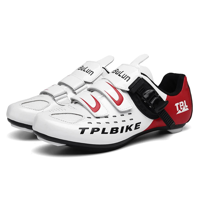 New Men’s and Women’s Bicycle Shoes Outdoor Cycling Shoes with Three Functional Soles Professional Training Shoes
