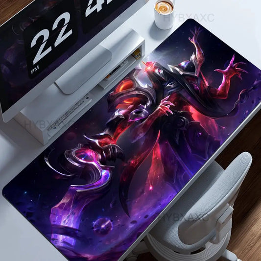 Game Jhin L-League of Legends Mousepad Large Computer Gaming Accessories MousePads Desk Mats Anti-slip Laptop Soft Mice Pad