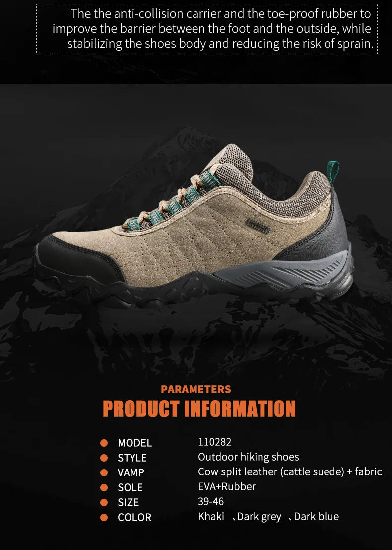 HUMTTO Wanderschuhe für Herren, luxuriöse Designer-Winter-Kletter- und Trekking-Sneaker aus Leder, Outdoor-Sport- und Arbeitsschuhe für Herren 110282A